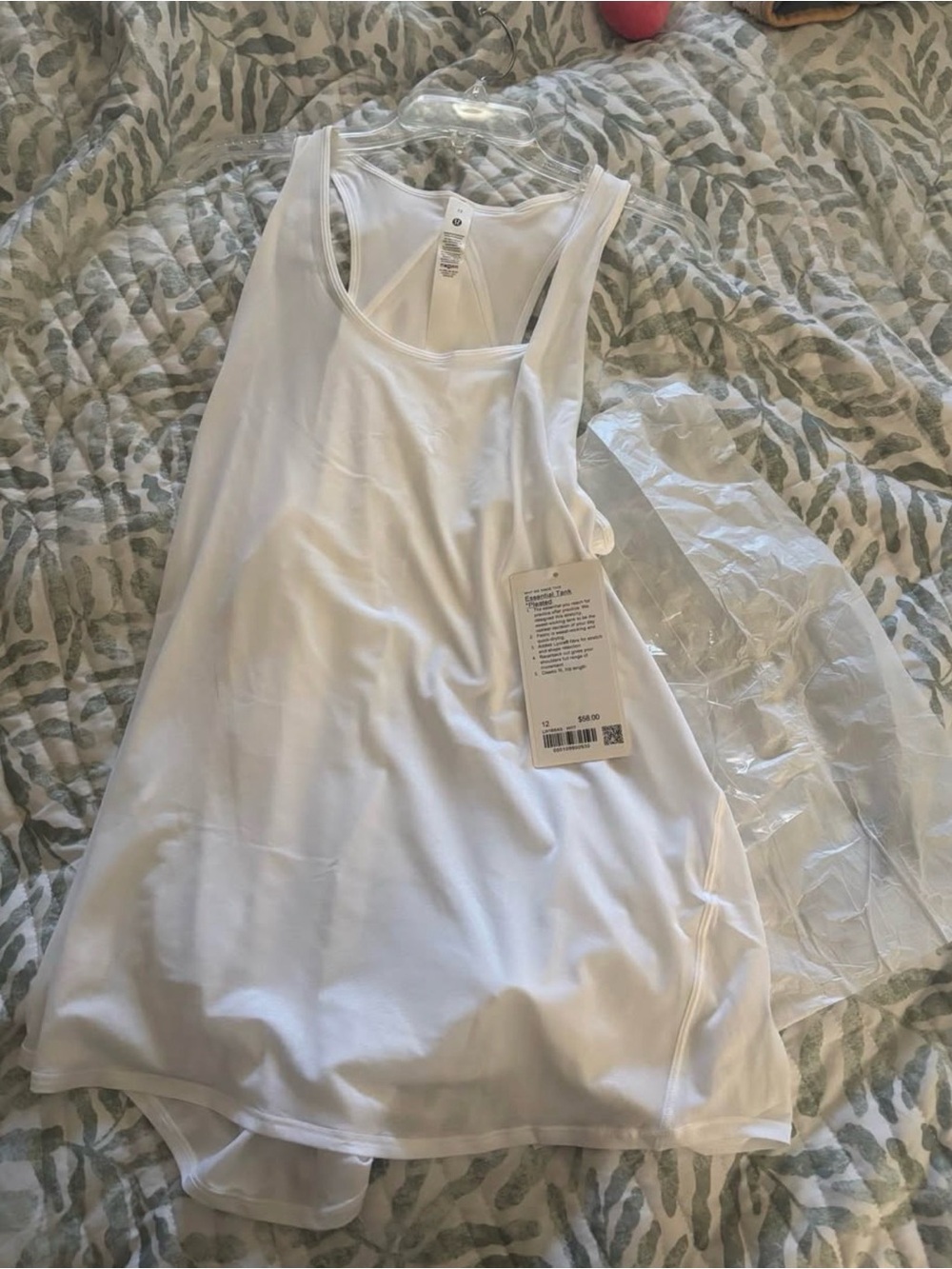 Lululemon Athletica NWT White Racerback Performance Tank